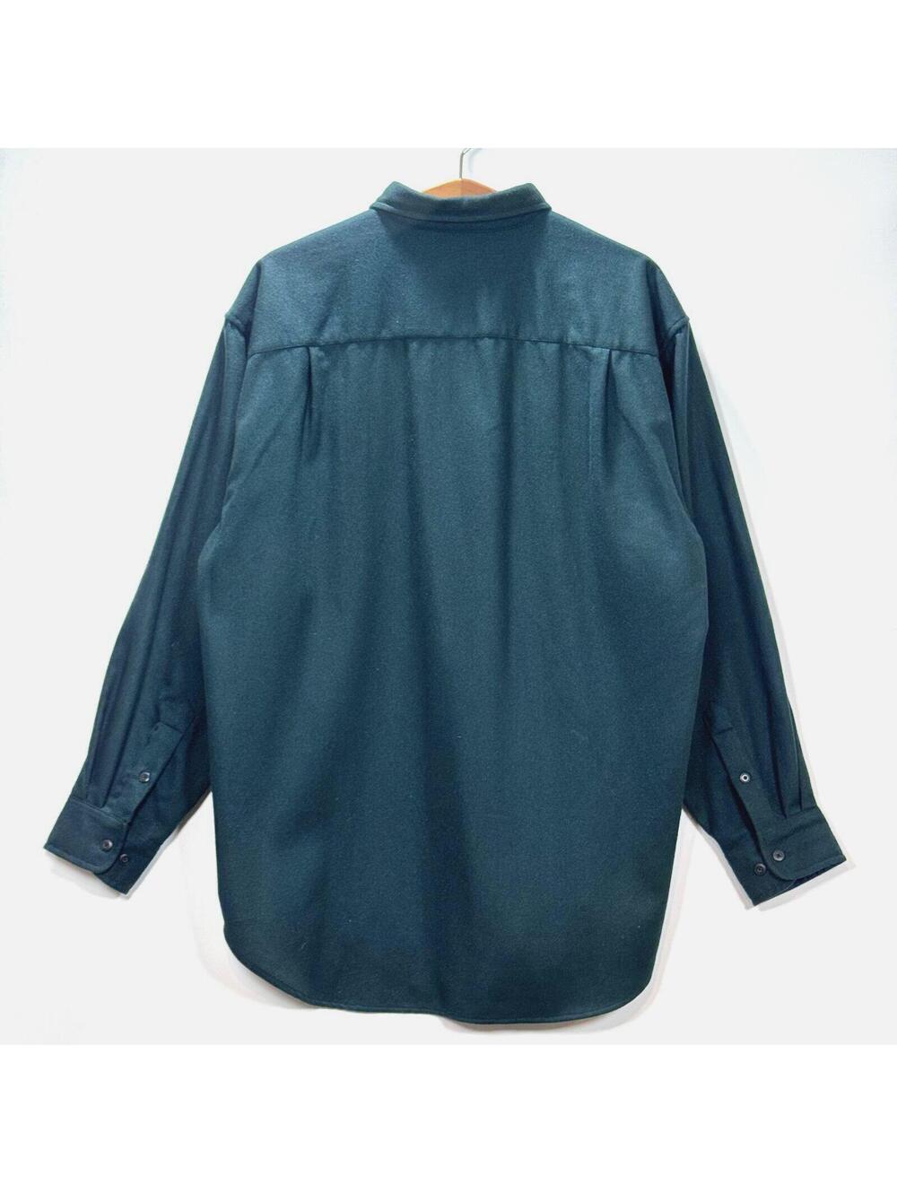 VTG 90’s GAP Dark Green Wool Chamois Shirt Jacket - XL - Picture 4 of 5